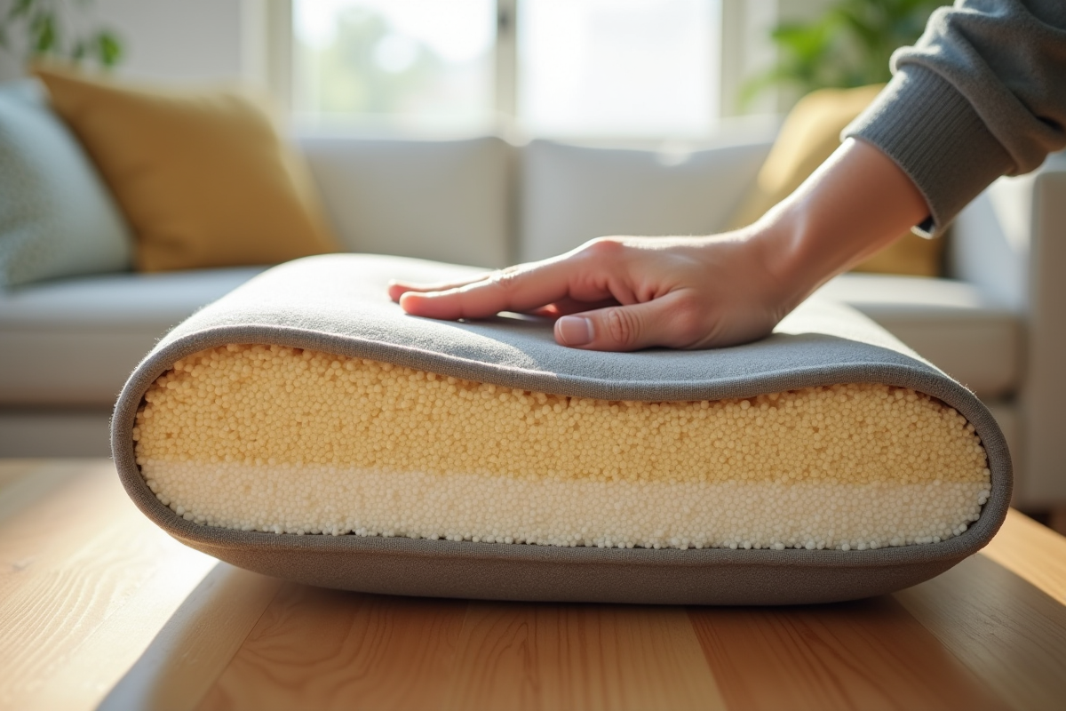 Choix de mousse pour coussins de canapé : sélection des meilleurs types