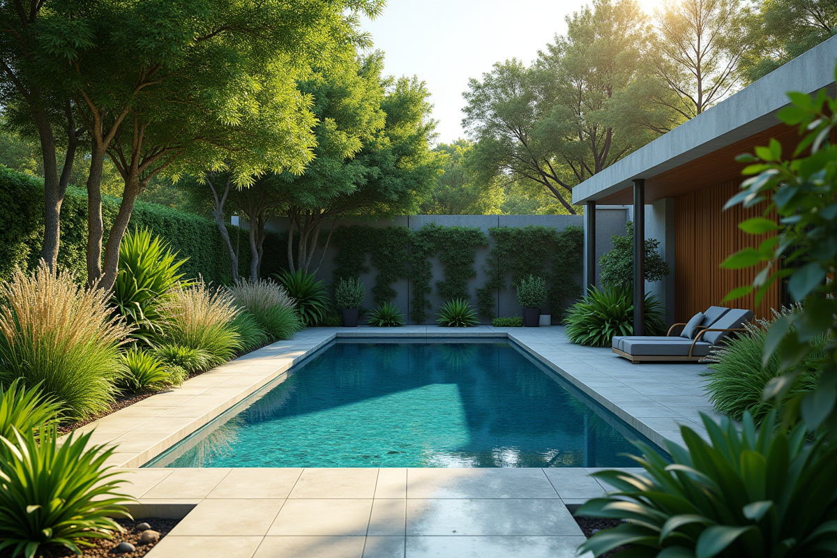 Techniques efficaces pour dissimuler le contour d’une piscine