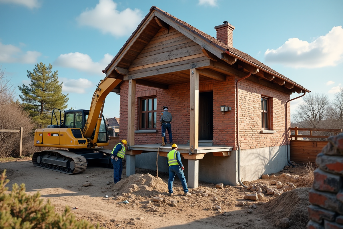 Consolidation d’une maison affaissée : méthodes et étapes essentielles